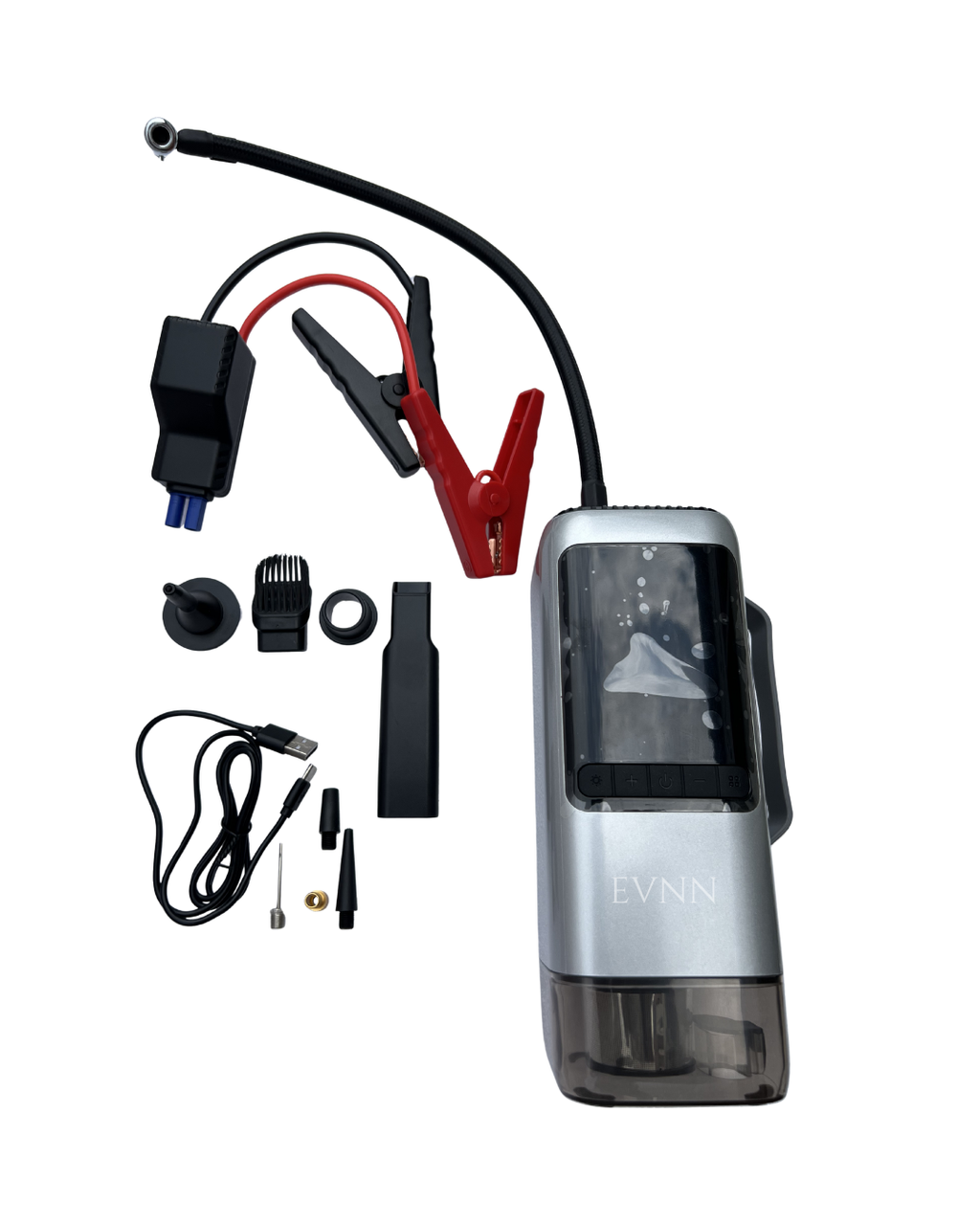 Premium Multifunction Jump Starter – 8-in-1 Car Emergency Tool