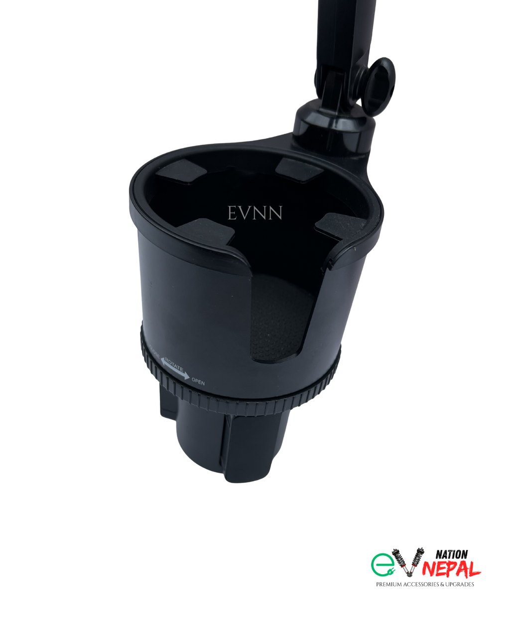 Car Phone Holder with Cup Holder 2 in 1 – 360° Rotatable Mount