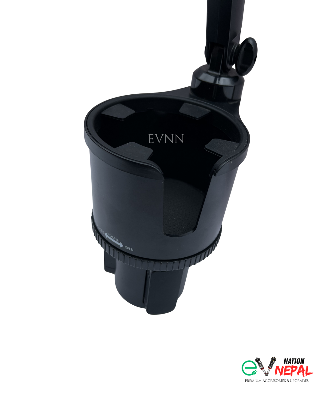 Car Phone Holder with Cup Holder 2 in 1 – 360° Rotatable Mount