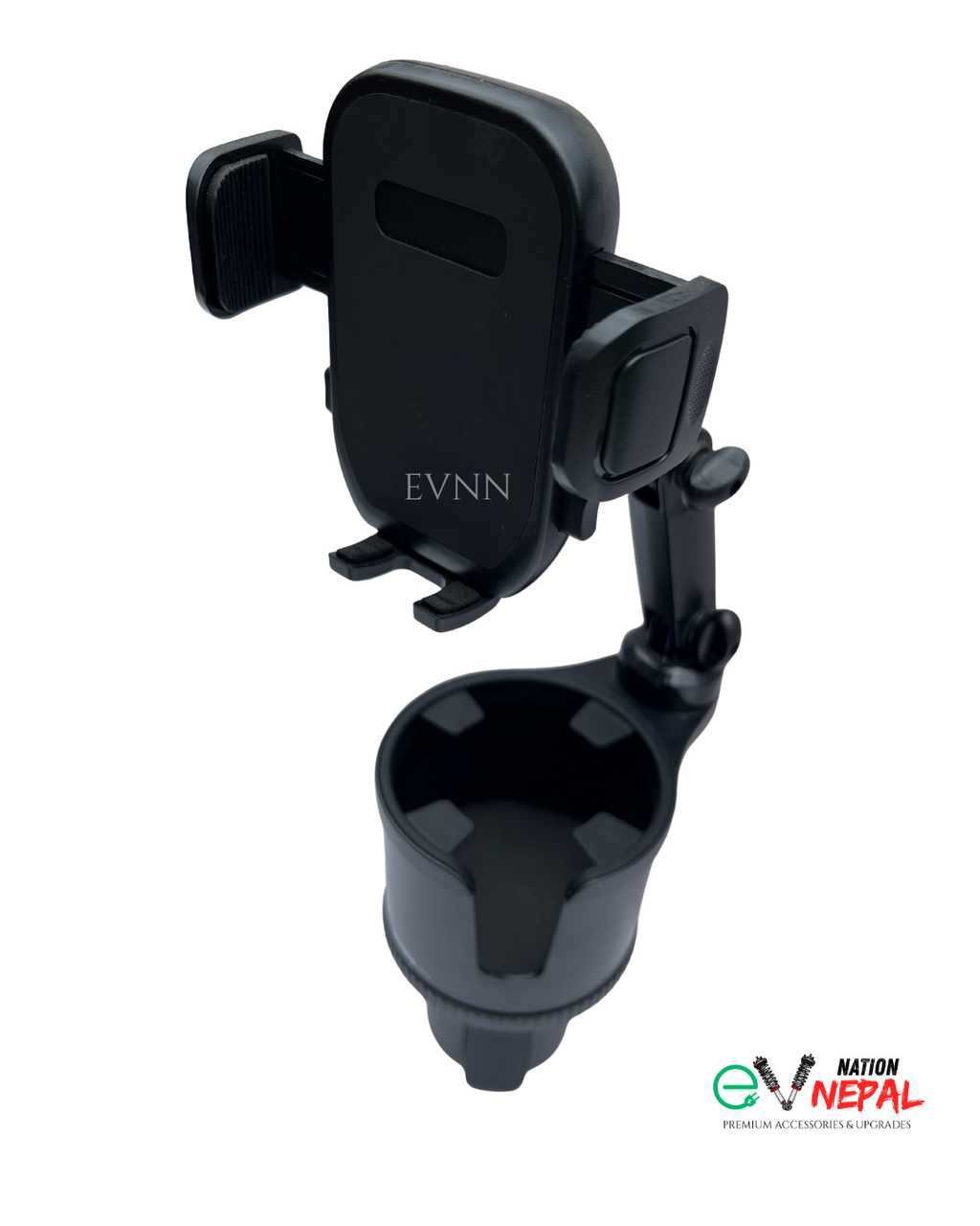 Car Phone Holder with Cup Holder 2 in 1 – 360° Rotatable Mount